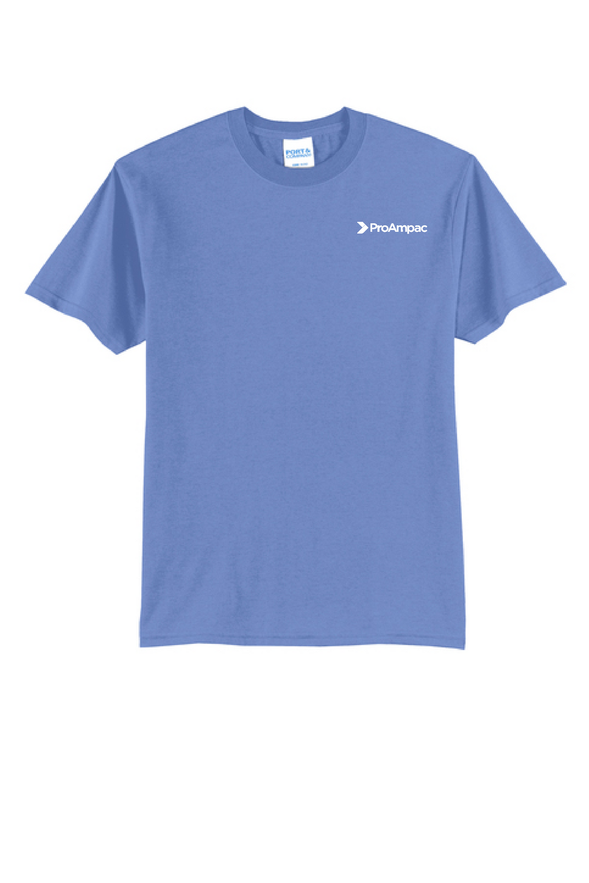 ProAmpac Port & Company T-shirt- White Left Chest (PC55)