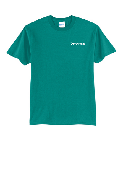 ProAmpac Port & Company T-shirt- White Left Chest (PC55)