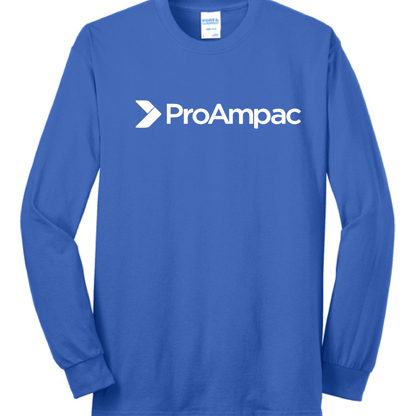 ProAmpac- Port & Compnay Long sleeve Full Front Logo (PC55LS)