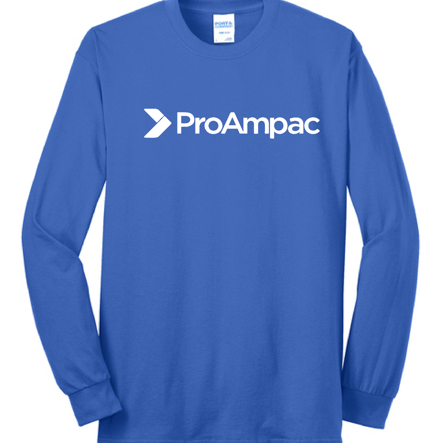 ProAmpac- Port & Company Long Sleeve Full Front logo TALL sizes