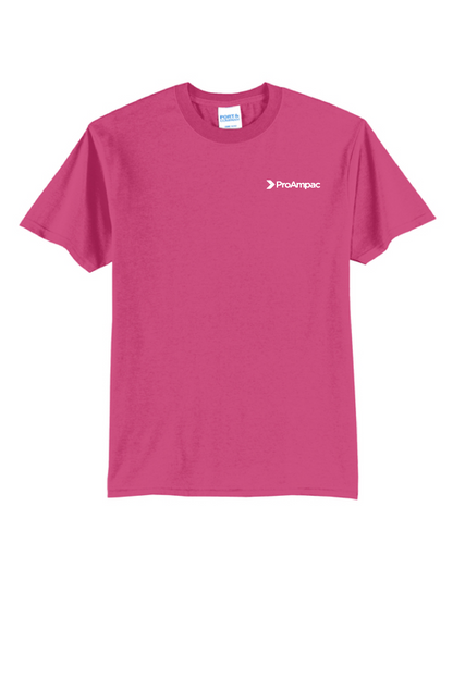 ProAmpac Port & Company T-shirt- White Left Chest (PC55)