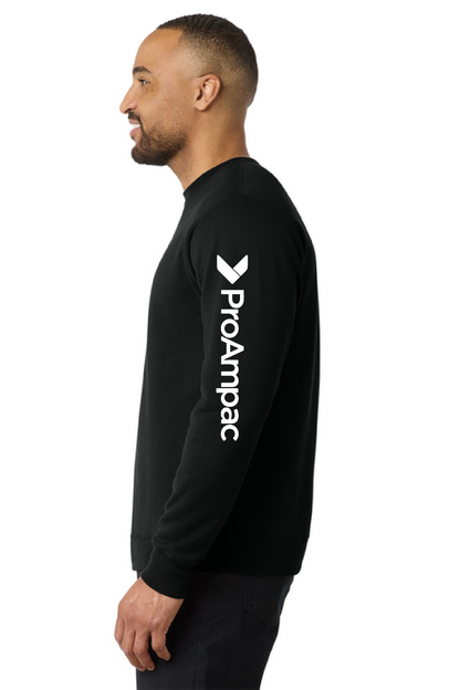 ProAmpac- Port & Company Crewneck Sweatshirts Sleeve Logo only (PC78)