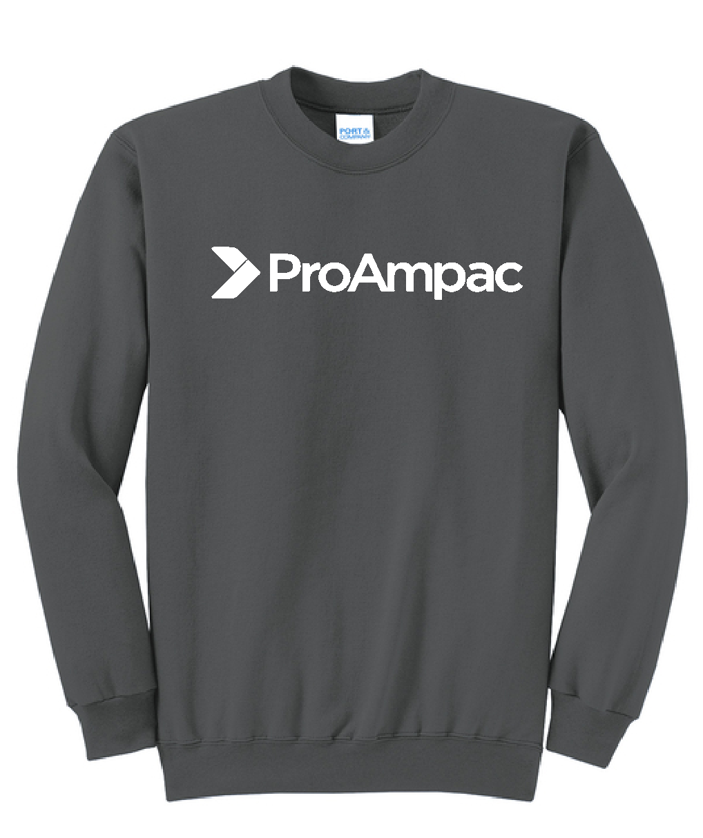 ProAmpac- Port & Company Crewneck Sweatshirt Full Front logo (PC78)