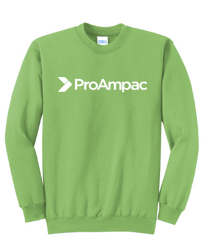 ProAmpac- Port & Company Crewneck Sweatshirt Full Front logo (PC78)