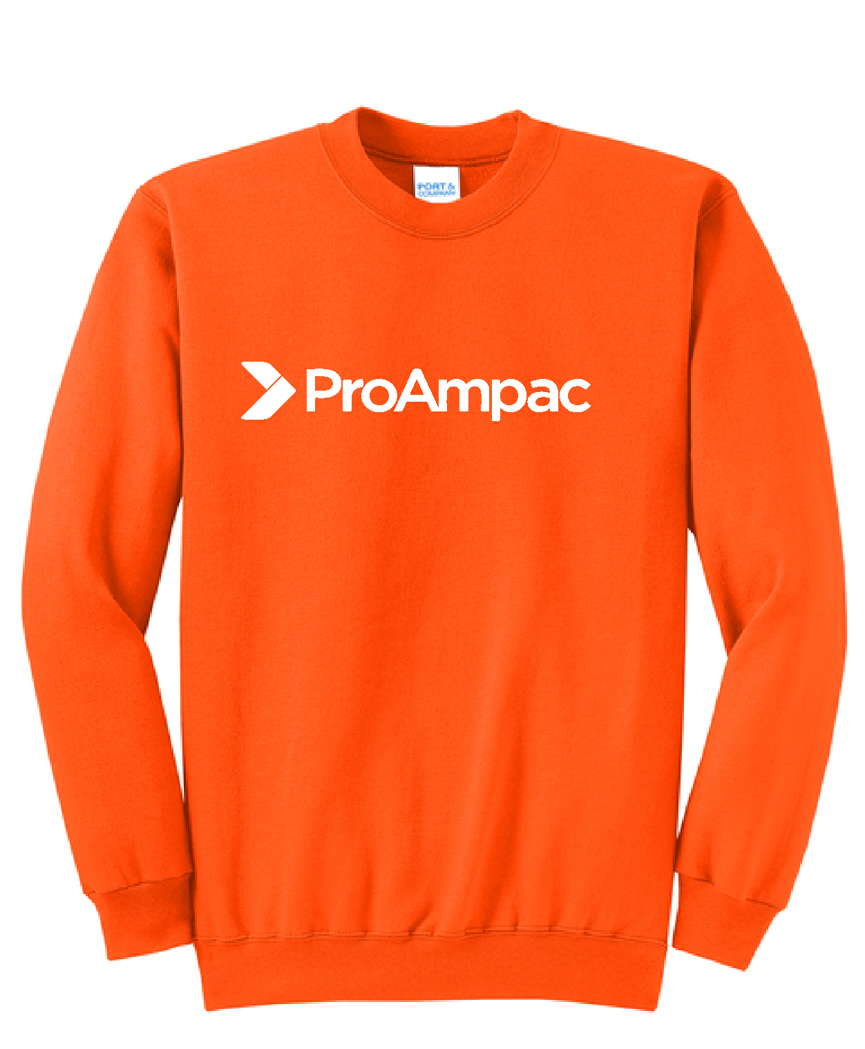 ProAmpac- Port & Company Crewneck Sweatshirt Full Front logo (PC78)