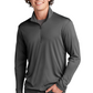 Pediatric Place Mens 1/4 Pull-over with left chest embroidered logo in color