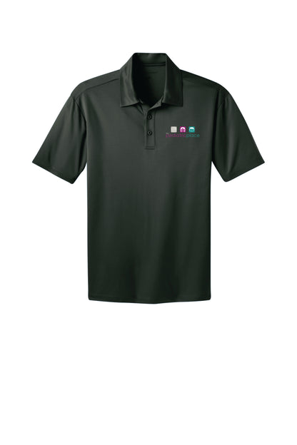 Pediatric Place embroidered men’s polo - full color embroidered logo