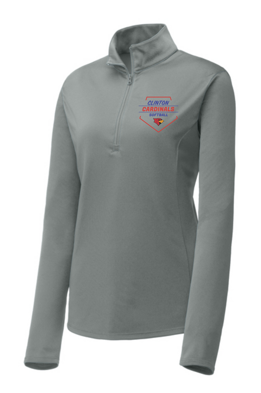 CHS Softball Sport-Tek® Women's PosiCharge® Competitor™ 1/4-Zip Pullover