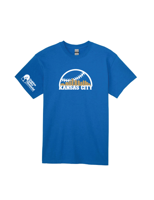 GVMH Unisex Tee - KC Baseball Skyline design