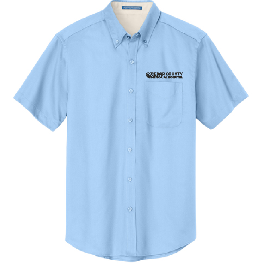 CCMH- Men's Port Authority® Short Sleeve Easy Care Shirt with embroidered logo (S508)