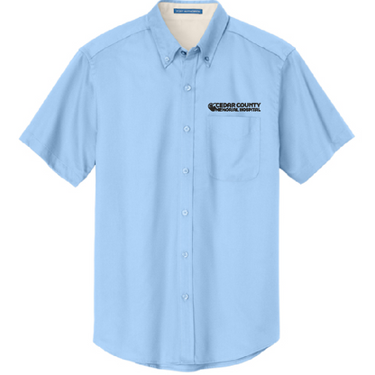 CCMH- Men's Port Authority® Short Sleeve Easy Care Shirt with embroidered logo (S508)