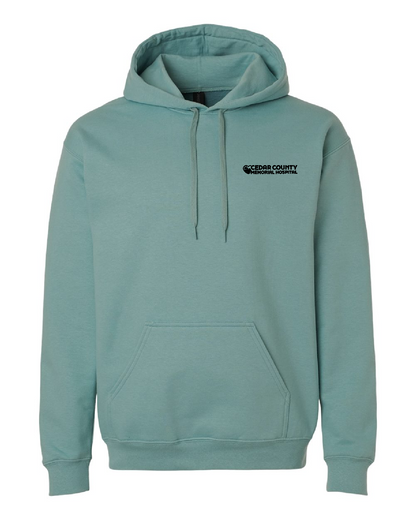 CCMH- Unisex Softstyle® Midweight Hooded Sweatshirt with embroidered logo - SF500
