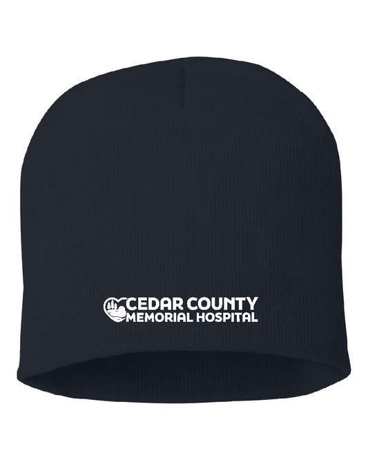 CCMH- Unisex 8" Beanie with embroidered logo (SP08)