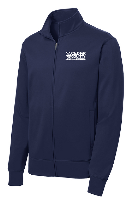 CCMH- Men's Sport-Tek® Sport-Wick® Fleece Full-Zip Jacket with embroidered logo (ST241)