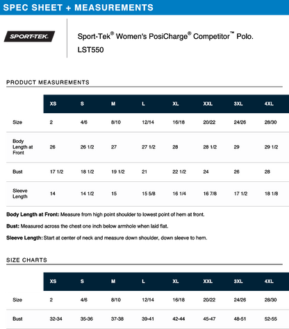CHS Golf-  Sport Tek Women's Competitor Polo-- Girls
