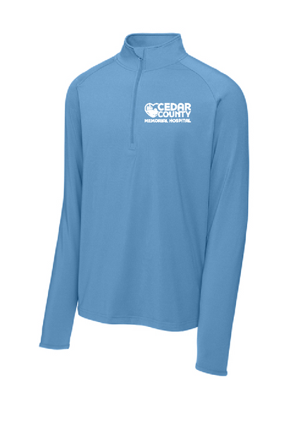 CCMH- Men's Sport-Tek® Sport-Wick® Stretch 1/4-Zip Pullover with embroidered logo (ST850)
