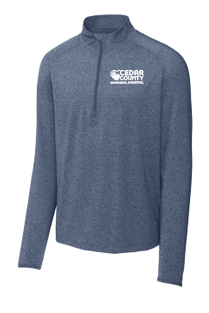 CCMH- Men's Sport-Tek® Sport-Wick® Stretch 1/4-Zip Pullover with embroidered logo (ST850)