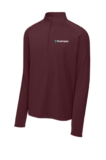 ProAmpac-Sport Tek Sport Wick Stretch 1/4 Zip- Full Color Left Chest Embroidery (ST850)