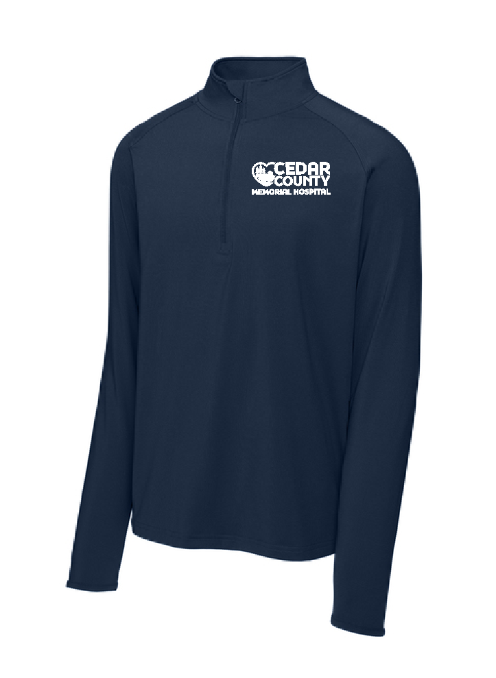 CCMH- Men's Sport-Tek® Sport-Wick® Stretch 1/4-Zip Pullover with embroidered logo (ST850)