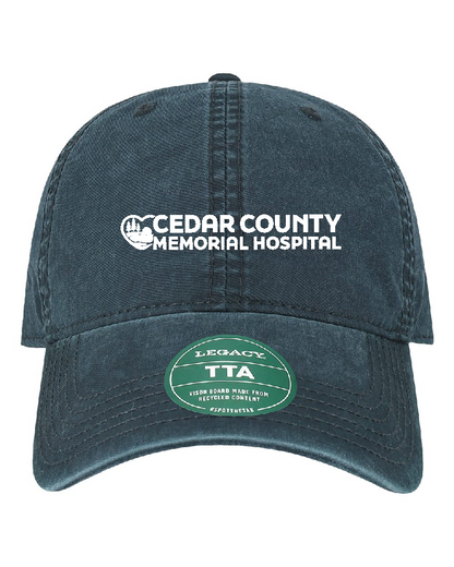 CCMH- Legacy Terra Twill Cap with embroidered logo (TTA)