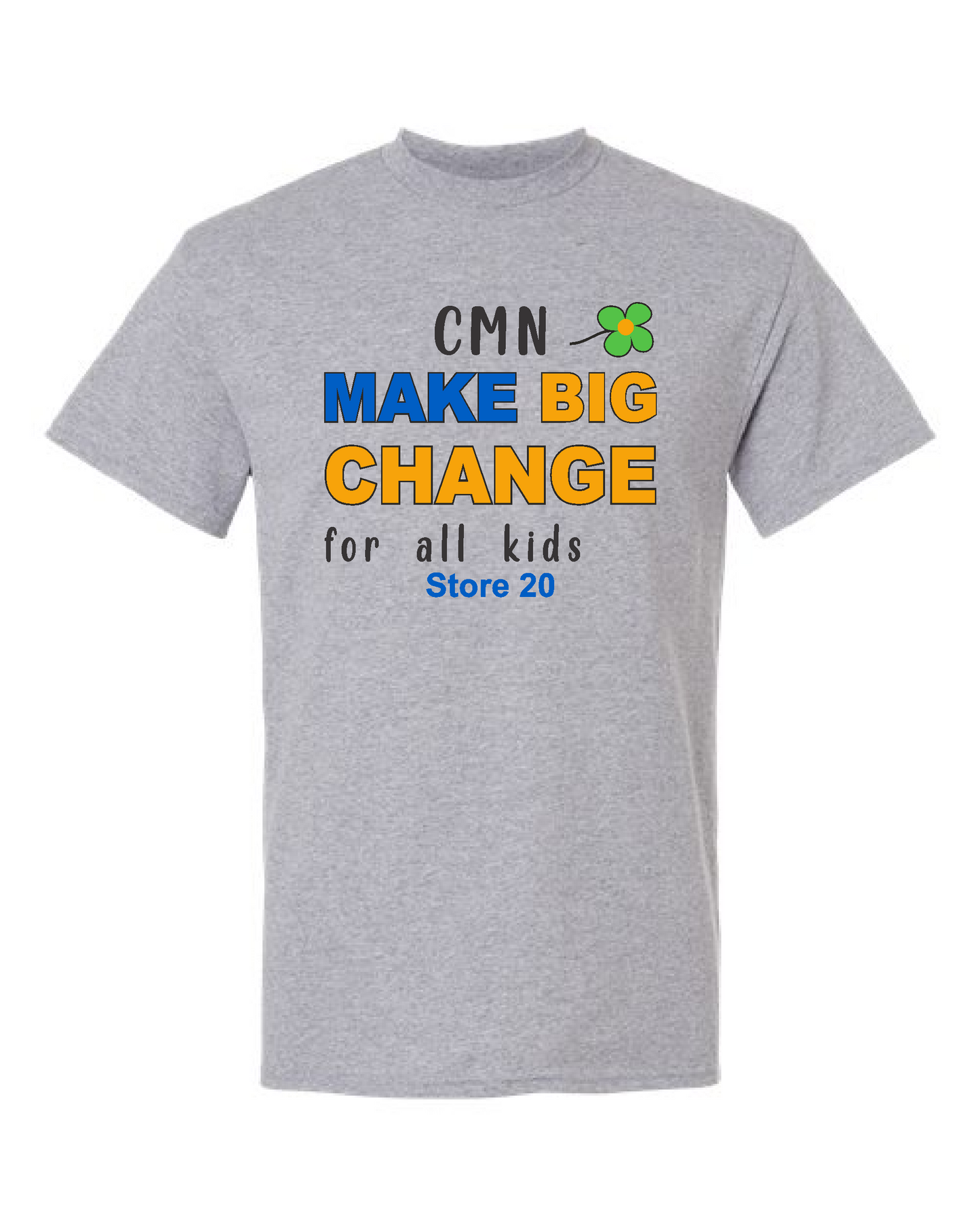 CMN- Gildan 50/50 Short Sleeve Sport Grey