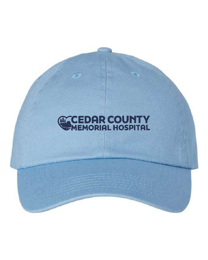 CCMH- Valucap Bio-Washed Classic Dad Hat with embroidered logo (VC300A)