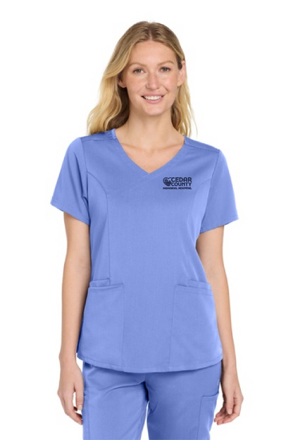 CCMH- Women’s Premiere Flex™ Mock Wrap Top (WW4268)