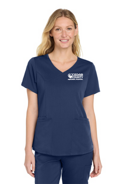 CCMH- Women’s Premiere Flex™ Mock Wrap Top (WW4268)