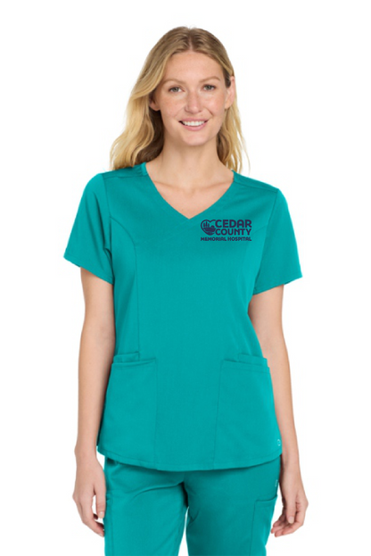 CCMH- Women’s Premiere Flex™ Mock Wrap Top (WW4268)