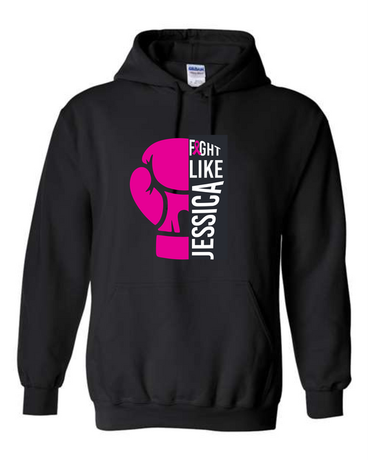 Fight Like Jessica- Gildan hoodie