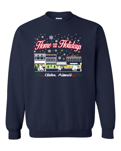 Clinton Main Street - Home for the Holidays Crewneck Sweatshirt 2026