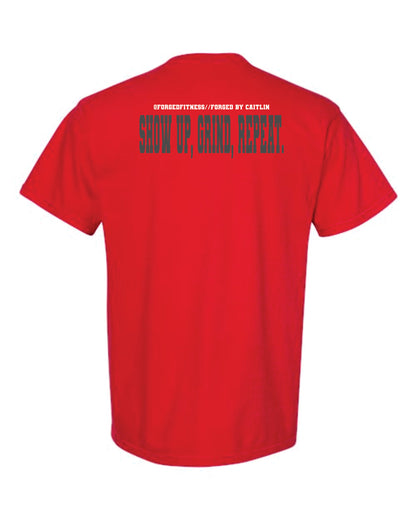 Forged Fitness- Comfort Colors Red t-shirt (1717)