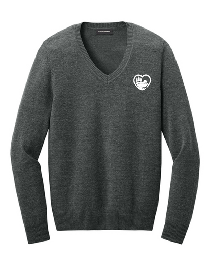 CCMH- Women’s Easy Care V-Neck Sweater (LSW2850)