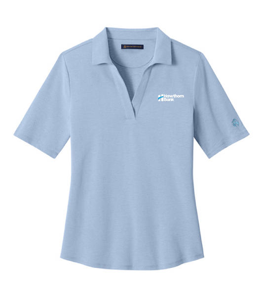 Hawthorn Bank - Ladies Brooks Brothers® Women’s Pinpoint Pique Polo - BB18223
