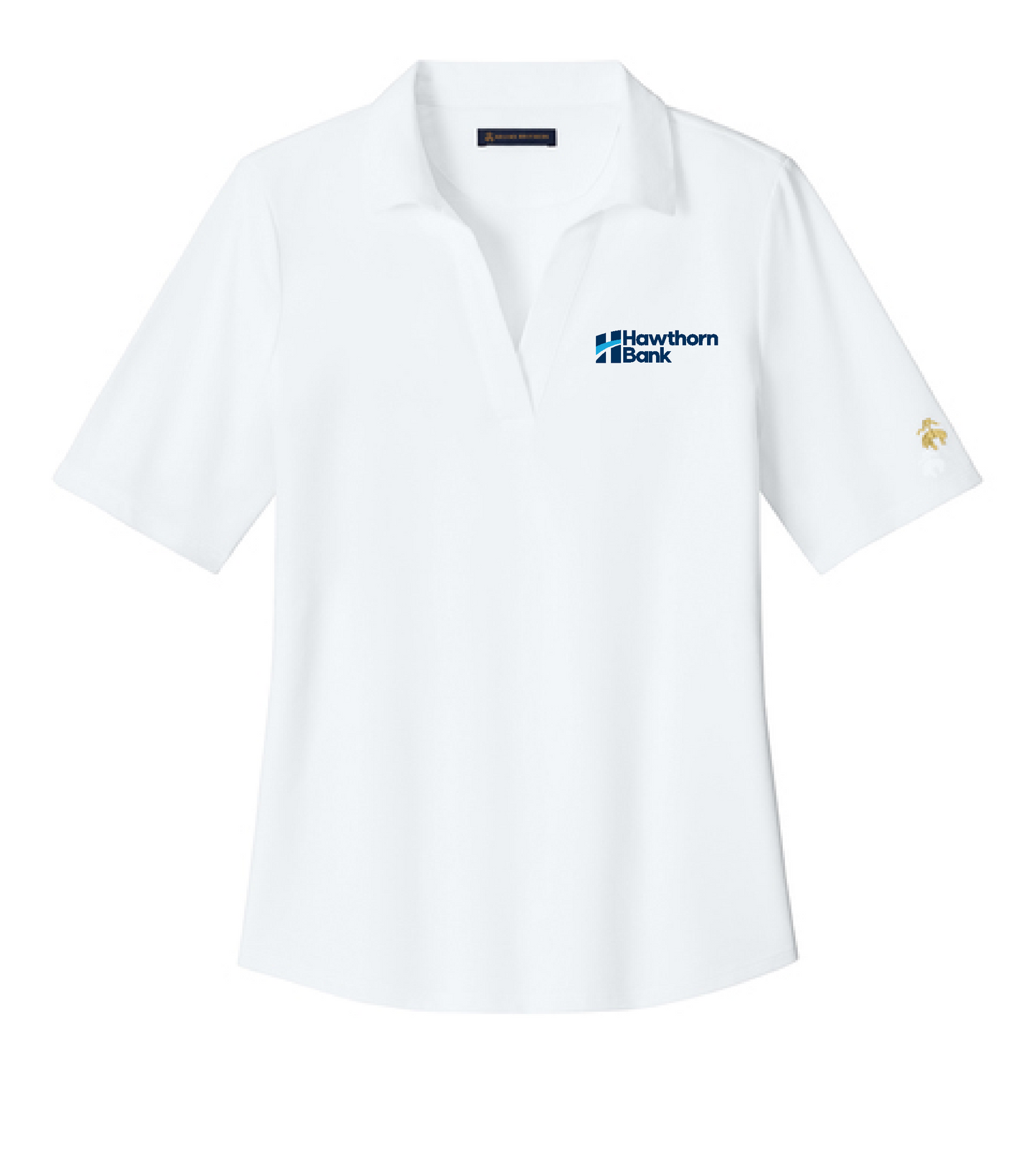 Hawthorn Bank - Ladies Brooks Brothers® Women’s Pinpoint Pique Polo - BB18223