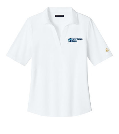 Hawthorn Bank - Ladies Brooks Brothers® Women’s Pinpoint Pique Polo - BB18223
