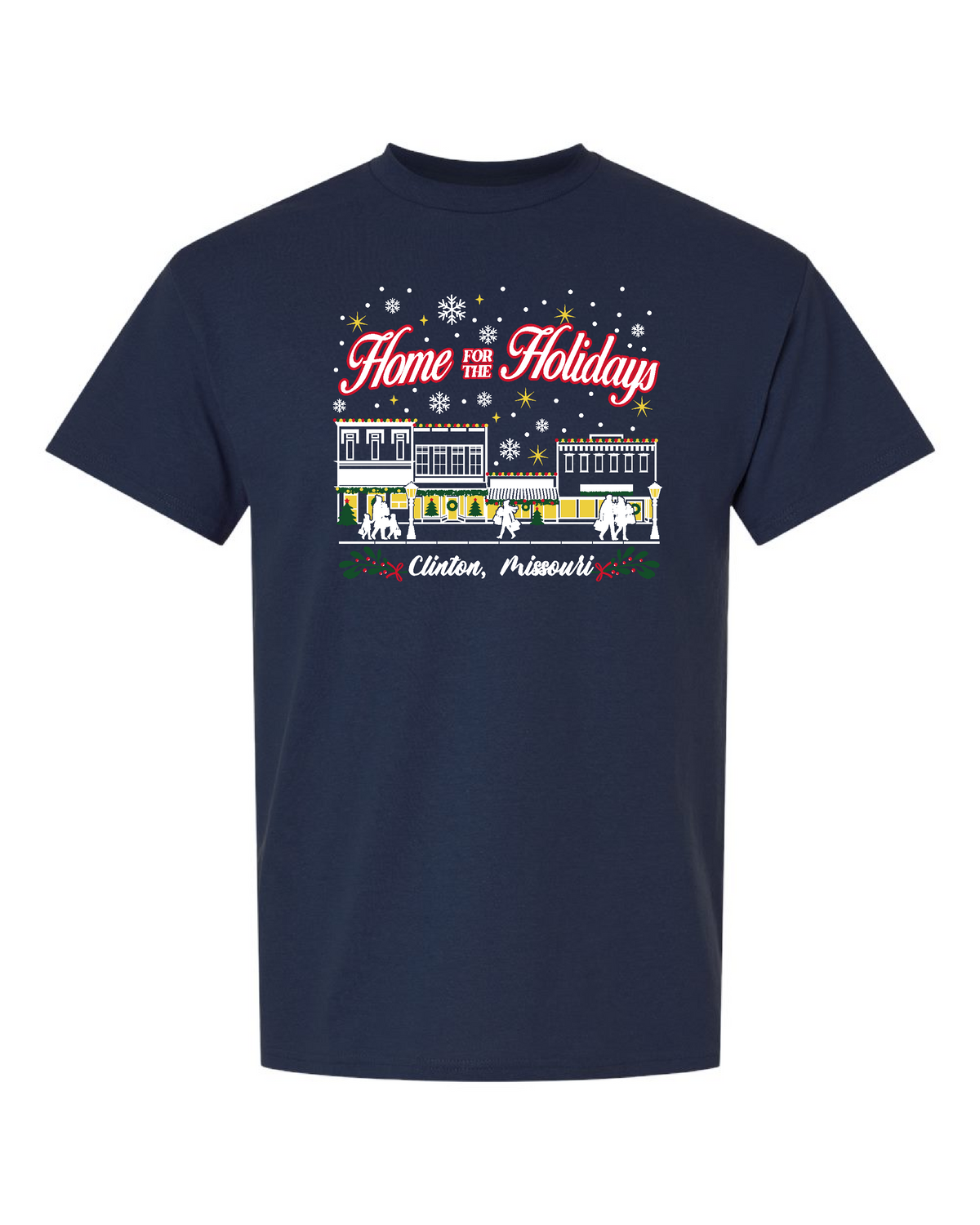 Clinton Main Street - Home for the Holidays tee 2026