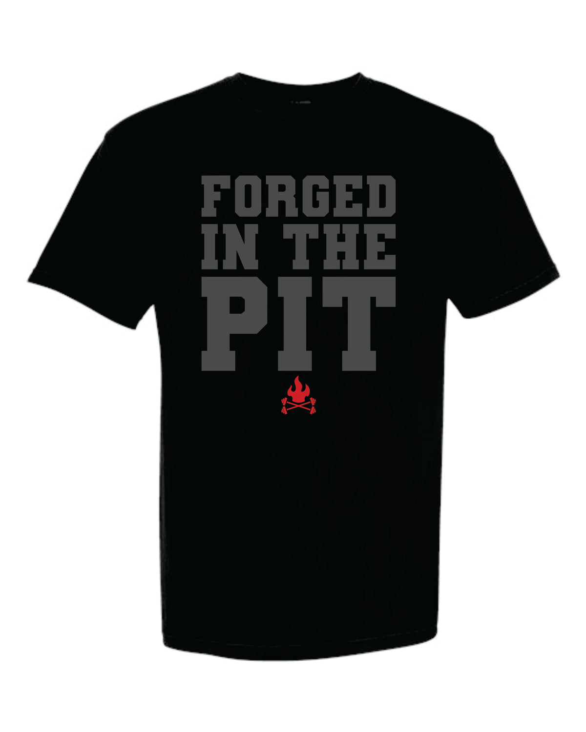 Forged Fitness- Comfort Colors Black t-shirt (1717)