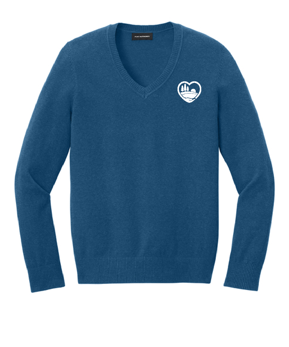CCMH- Women’s Easy Care V-Neck Sweater (LSW2850)