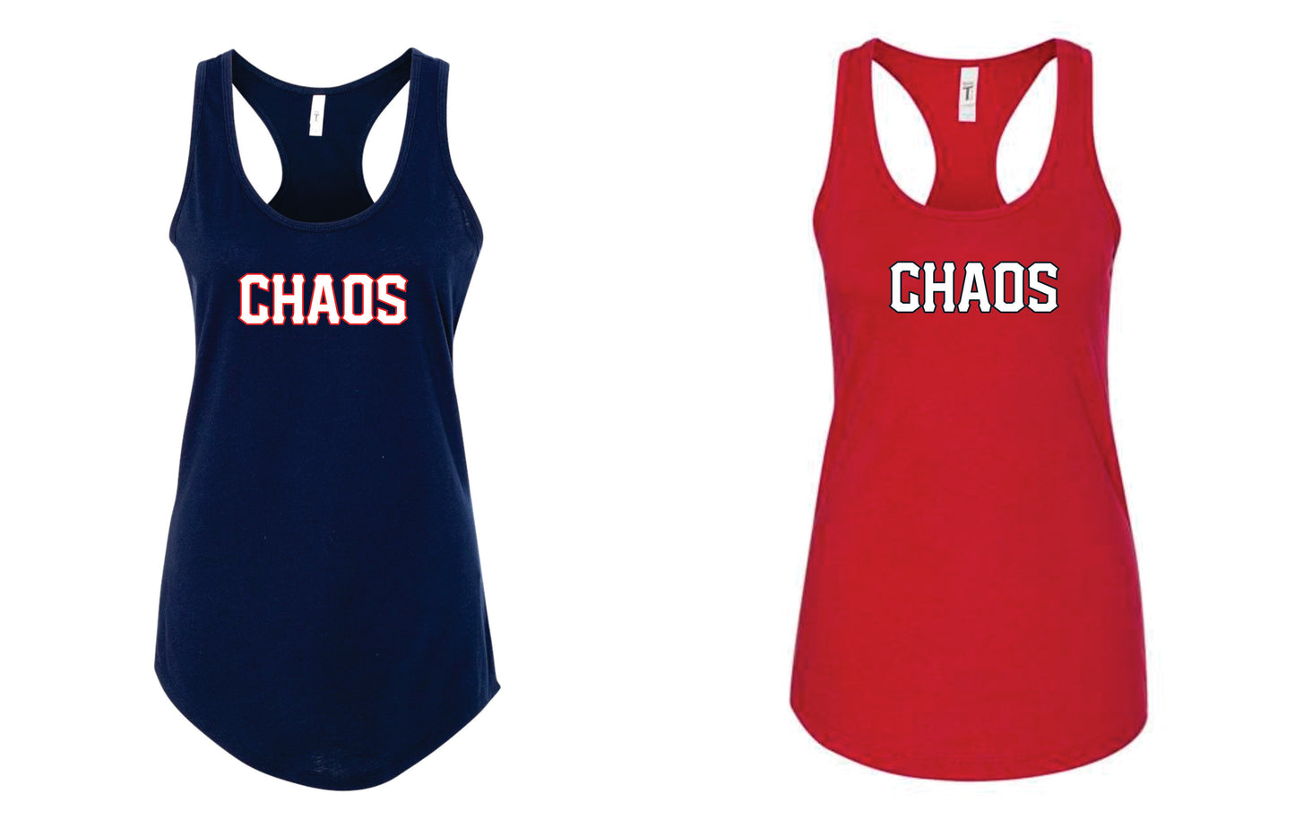 Chaos Baseball Ladies Racerback tank BC6008