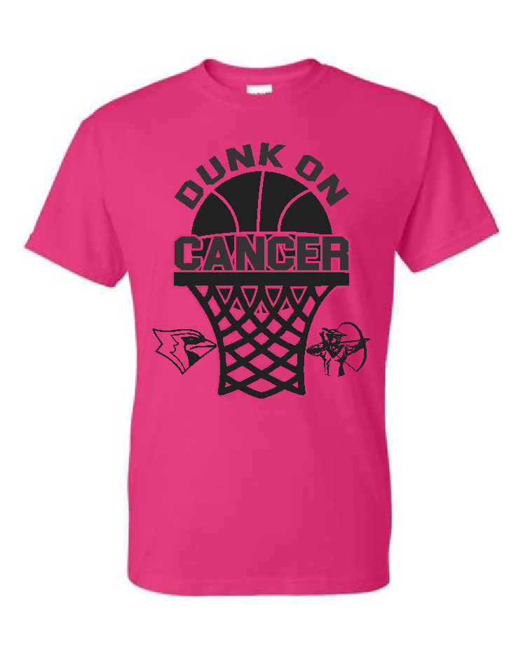 Dunk on Cancer- Gildan SS-Breast Cancer Support
