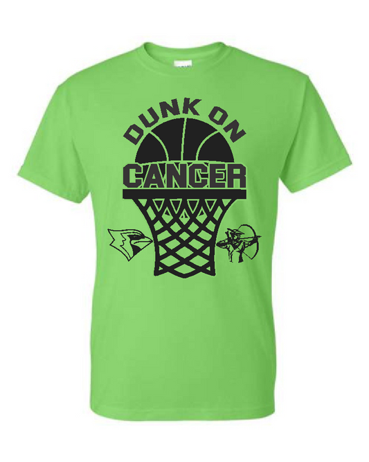 Dunk On Cancer- Gildan SS-Kidney, Lymphoma, Gallbladder Cancer Support