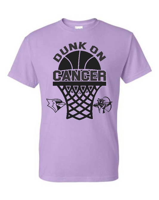 Dunk On Cancer- Gildan SS- Pancreatic, Gynecological, Gastric, Testicular