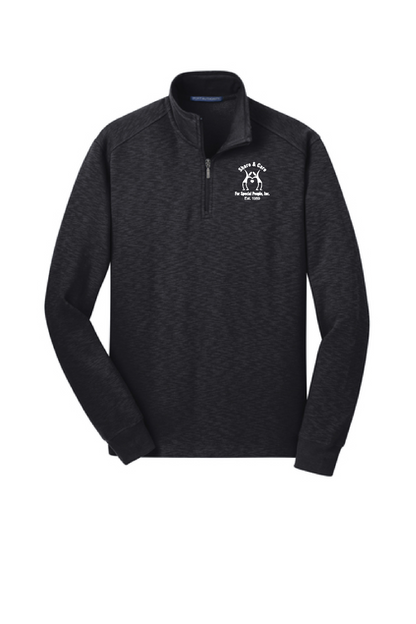 Share & Care- F295 Port Authority® Slub Fleece 1/4-Zip Pullover