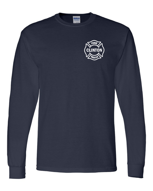 CFD - Gildan 8400 Long Sleeve Navy tee
