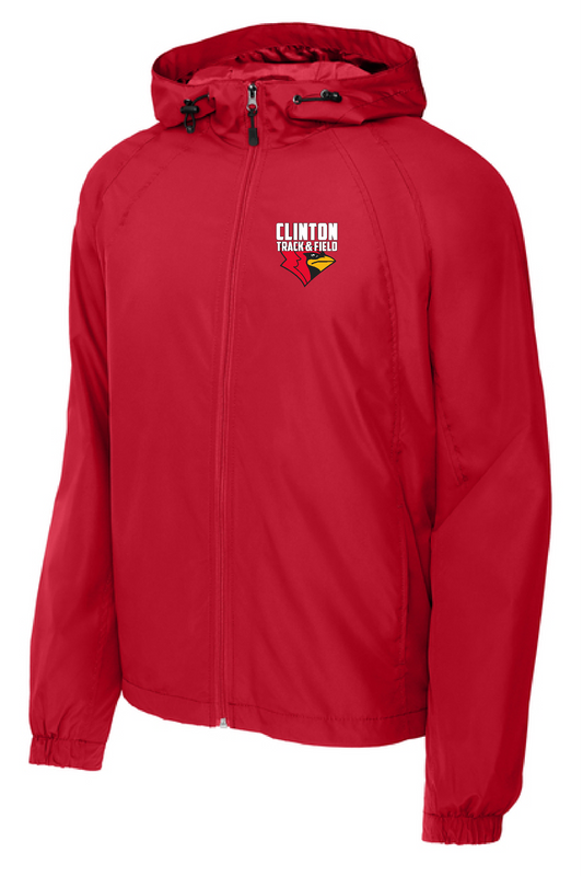CHS Track 26- Sport Tek Hooded Raglan Jacket- Embroidered Logo