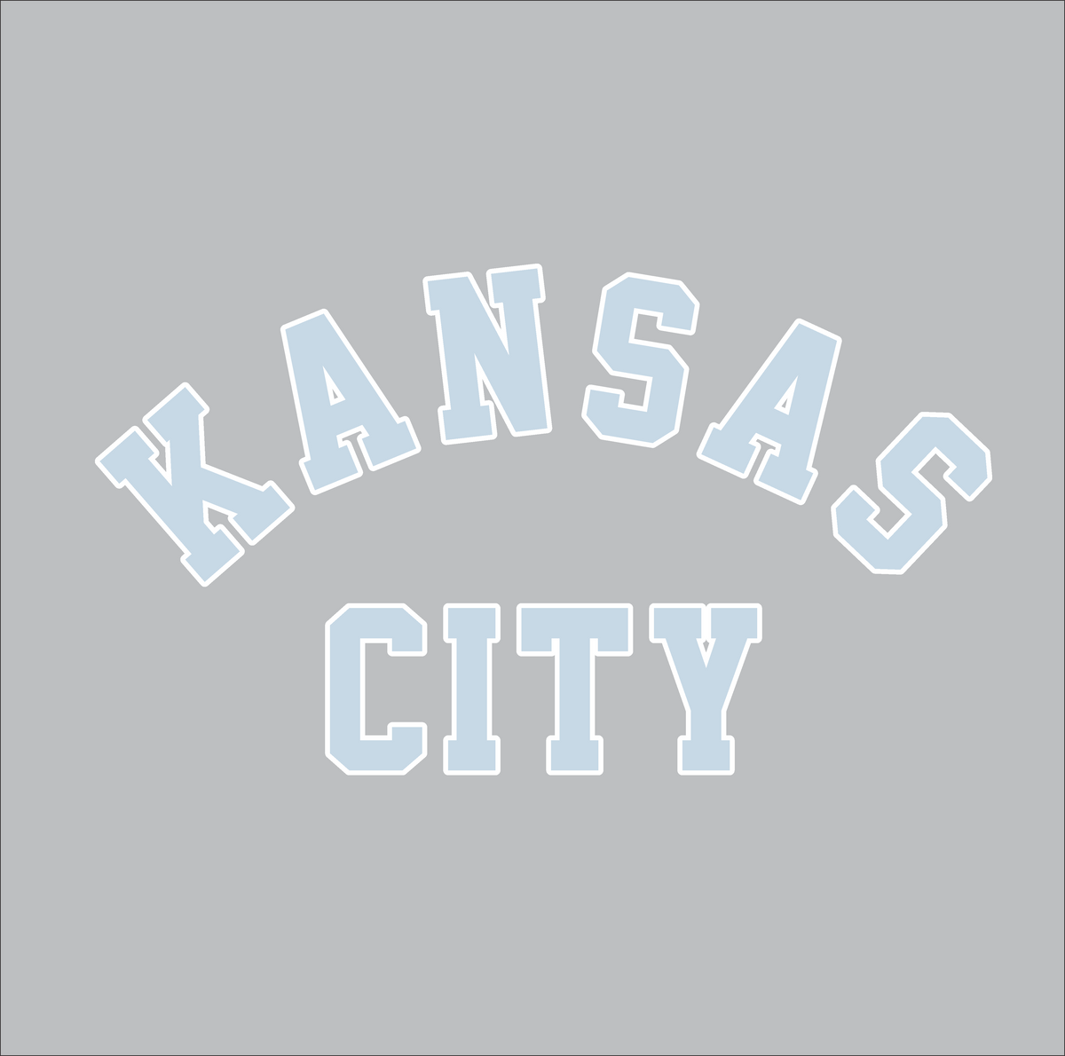 Kansas City Curved Blue/White