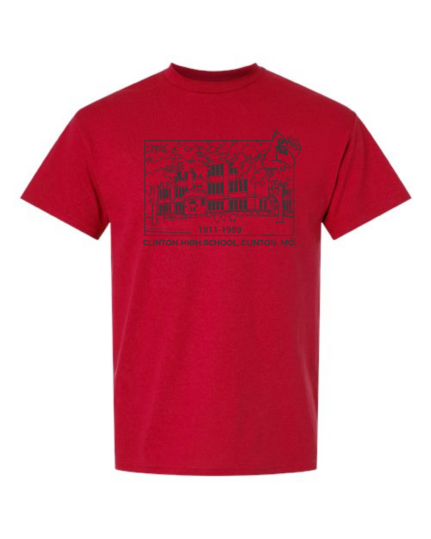 Clinton High School  1911-1959 tee shirt