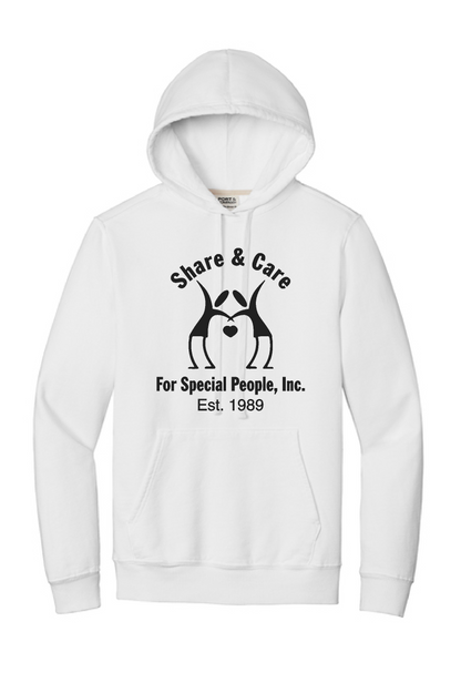 Share & Care- PC098H Port & Co™ Beach Wash® Garment-Dyed Pullover Hooded Sweatshirt