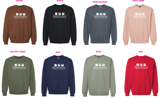 TPP- SF000 Gildan Softstyle Crewneck- White Logo